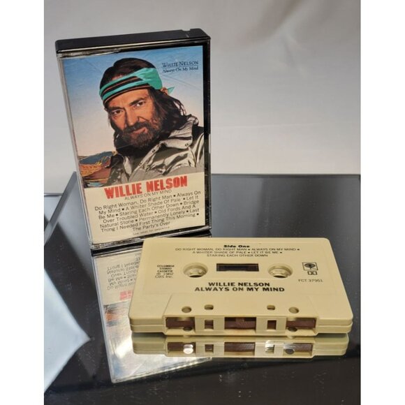 Willie Nelson - Always On My Mind Cassette Tape 1982 CBS Records - Picture 3 of 3